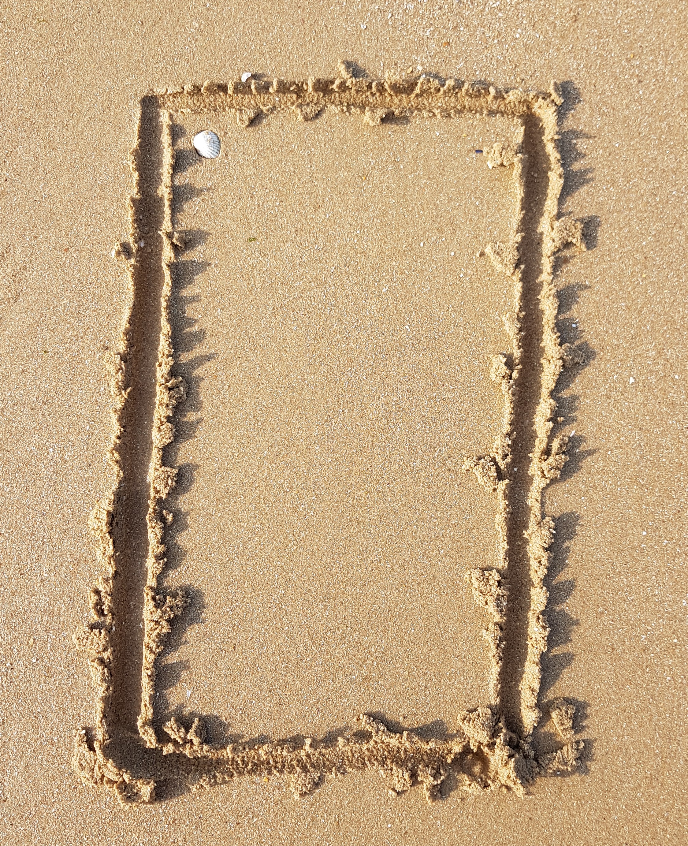 Orienter un support dans le sable 1