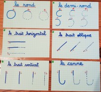 Images graphismes pour écriture cursive 1