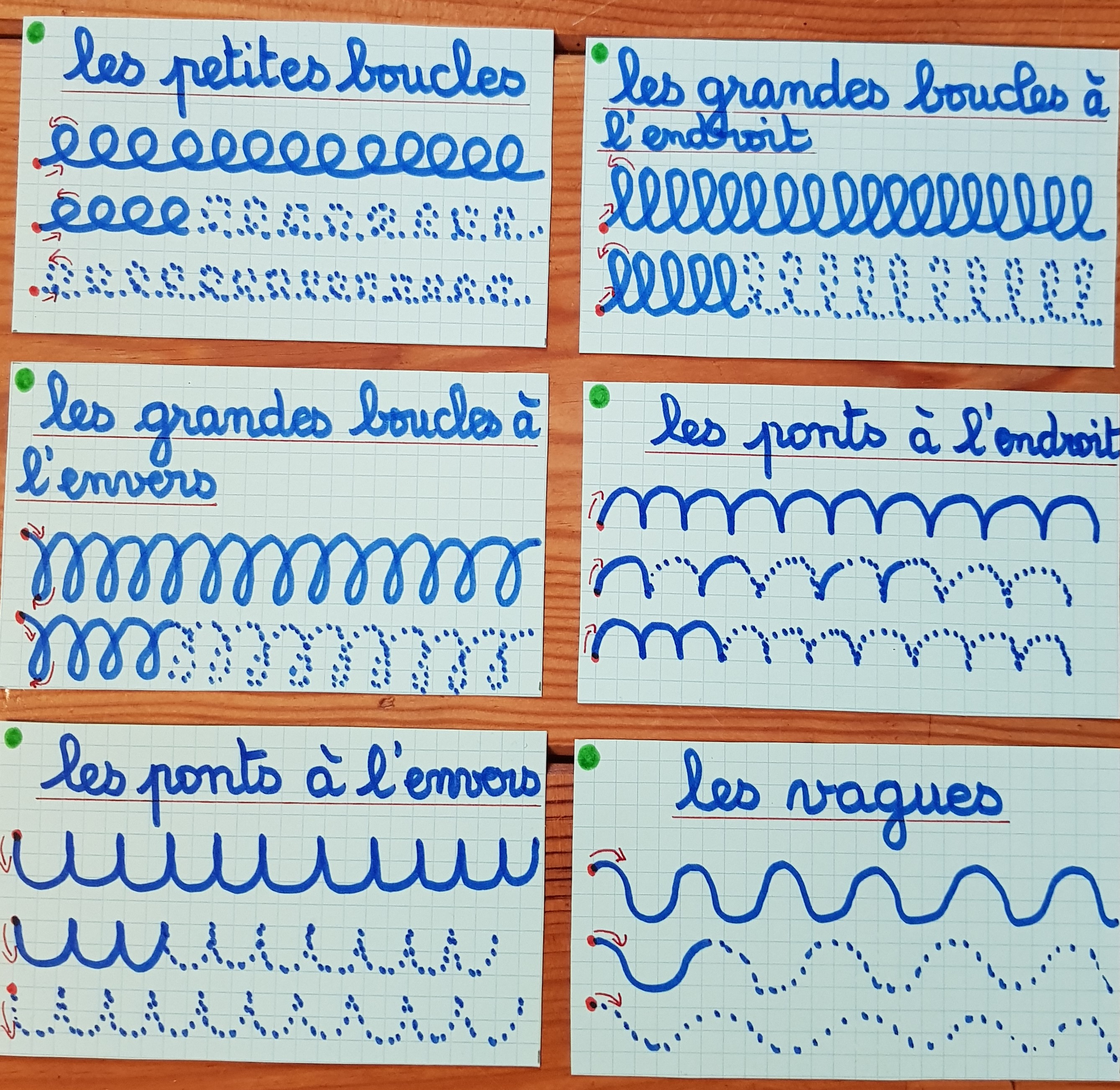 Images graphismes pour écriture cursive 2