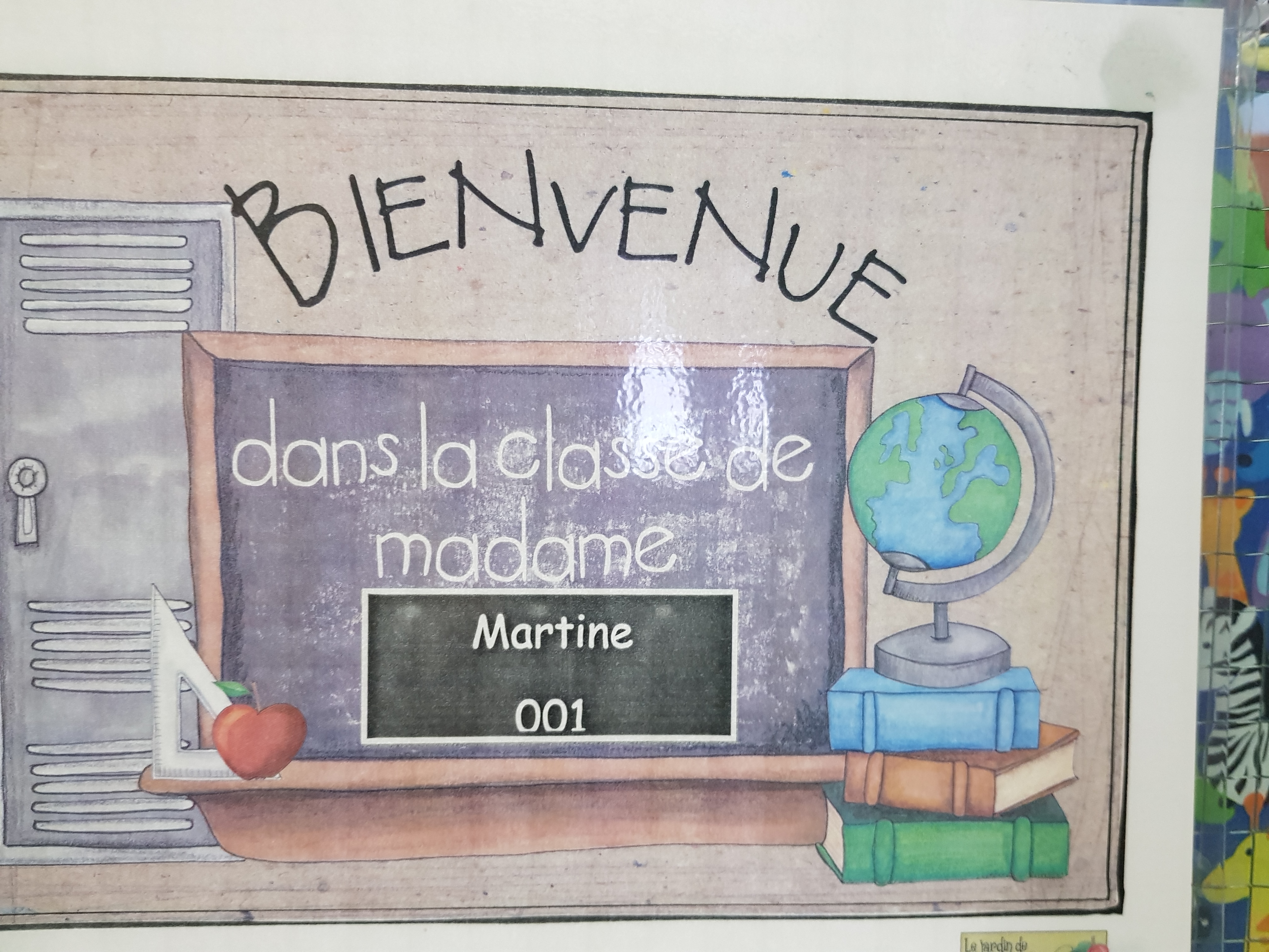 Classe Mme Martine