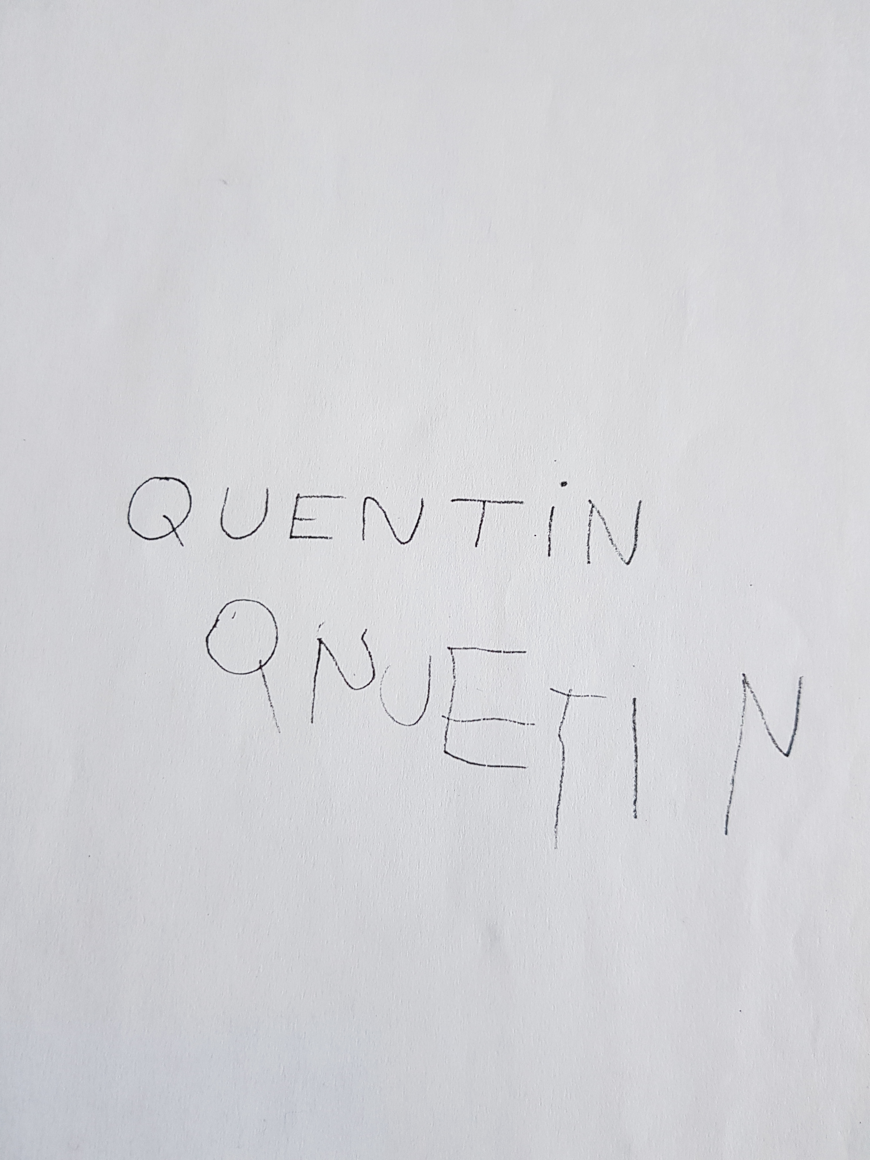 Quentin lettres dans le désordre