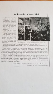 Texte tour eiffel