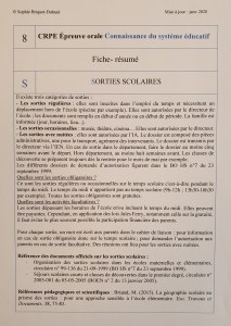 CSE Sorties scolaires F8