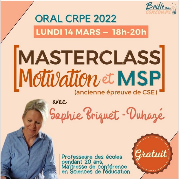 Conférence Brille au concours mars 2022